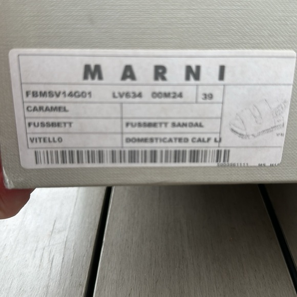 Marni Fussbett sandal 39 - Picture 7 of 9